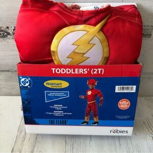 DC The Flash Toddler Costume Size 2T NEW